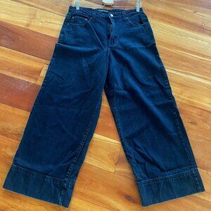Alpha60 Wide Leg Black Jeans